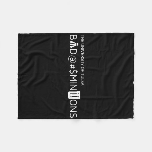 Novelty Dminton Team Fleecedecke (Vorderseite (Horizontal))