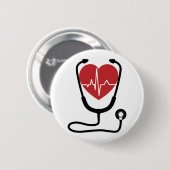 Novelty Doctor Nursing Practitioner Geschenk Cool Button (Vorne & Hinten)