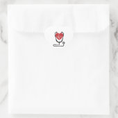 Novelty Doctor Nursing Practitioner Geschenk Cool Herz-Aufkleber (Tasche)