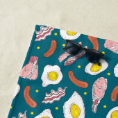 Novelty Eggs Bacon Sausage Fried Breakfast Koch Strandtuch (Beispiel)