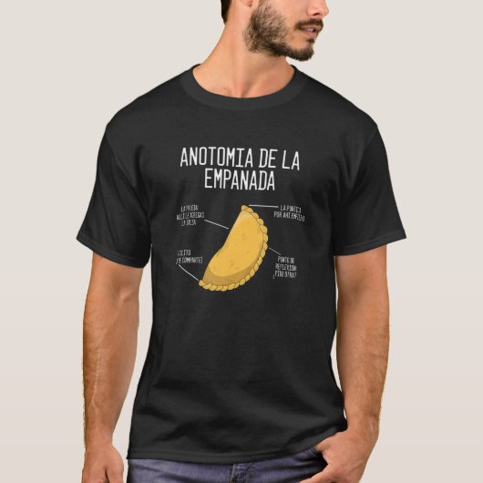 Novelty Empanada Sandwiches Argentina Spanish Cuis T-Shirt (Vorderseite)