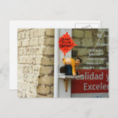 Novelty Farting Bubble Man Postkarte (Vorne/Hinten)