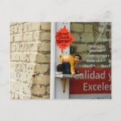 Novelty Farting Bubble Man Postkarte (Vorderseite)