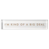 Novelty Funny Desk Name Plate Namensplakette (Vorderseite)