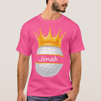 Novelty-Golf mit personalisiertem Namen Jonah Spor T-Shirt