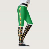 Novelty Green Elf Christmas Toy Soldier Leggings (Rechts)