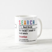 Novelty Internet Search Result Personalized Kaffeetasse (VorderseiteRechts)