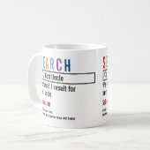 Novelty Internet Search Result Personalized Kaffeetasse (Vorderseite Links)