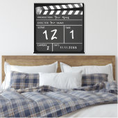 Novelty Personalisiert Unique Movie Clapperboard Leinwanddruck (Insitu (Schlafzimmer))