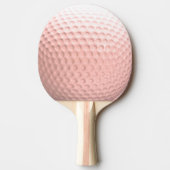 Novelty Pink Golf Ball Tischtennis Schläger (Vorderseite)