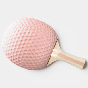 Novelty Pink Golf Ball Tischtennis Schläger