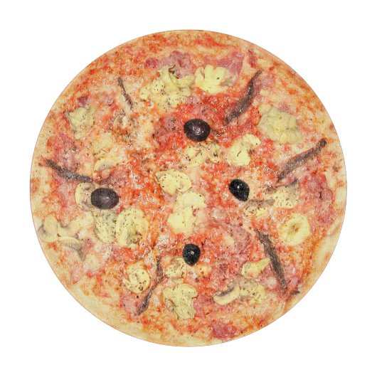 Novelty Pizza Schneidebrett (Vorderseite)