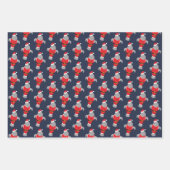 Novelty Santa Animal Manatee Weihnachten Geschenkpapier Set (Vorderseite 2)