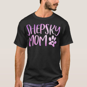 Novelty Shepsky Mama Colorful Shepsky Mama Geschen T-Shirt
