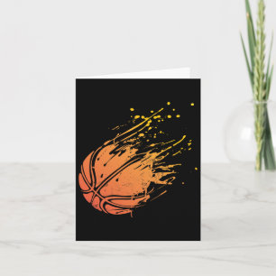 Novelty Silhouette Basketball Geschenk Grafik für Karte