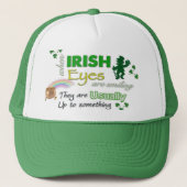 Novelty St Patricks Day Hats Truckerkappe (Vorderseite)