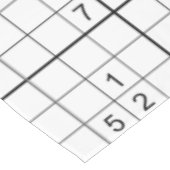 Novelty SUDOKU Tischdecke (Schrägansicht)
