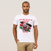 Novelty T - Shirt Christmas Rhino (Vorne ganz)