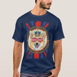 Novelty Union Jack Flag mit Corgi für Kinder & Bri T-Shirt