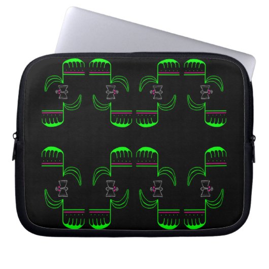 Novelty Venus Flytrap Print Electronics Bag Laptopschutzhülle (Vorderseite)
