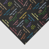 November, 10 Geburtstags-Gewebepapier Seidenpapier (Ausschnitt)