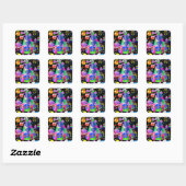 November, 13 Kindergeburtstag Stickers (Blatt)