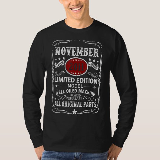 November 2011  Model Well Oiled Machine T-Shirt (Vorderseite)