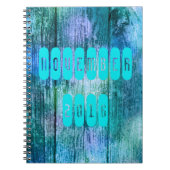 November 2016 Lila Turquoise Month Notebook Notizblock (Vorderseite)