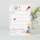 November 2022 Kalender Glückwunsch Einladung zum G (Stehend Vorderseite)