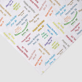 November, 26 Geburtstags-Tissue Paper Seidenpapier (Ausschnitt)