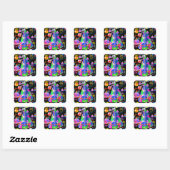 November, 7 Kindergeburtstag Stickers (Blatt)