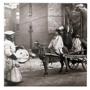 November-Bildnisse, "vom Straßen-Leben in London", Fliese