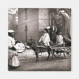 November-Bildnisse, "vom Straßen-Leben in London" Magnet