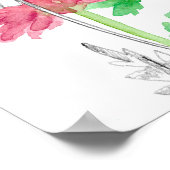 November Birth Flower Language of Flowers Poster (Ecke)