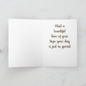 **NOVEMBER BIRTHDAYS** VERLASST BLÄTTER BLÄTTER! KARTE (Innenseite)