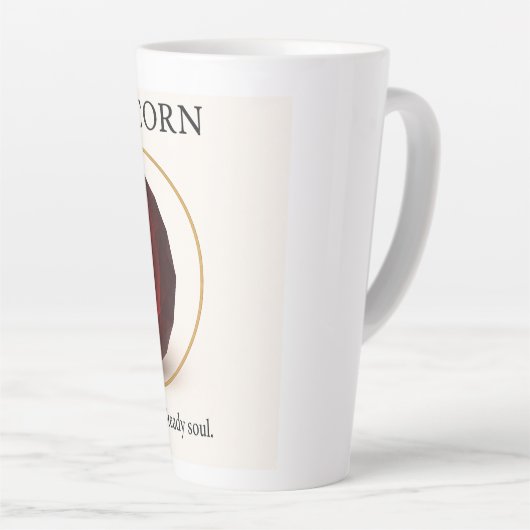 November Birthstone - Citrine Crystal for Joy and Milchtasse (Rechte Ecke)