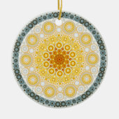 November Birthstone Citrine Mandala Ornament (Vorne)