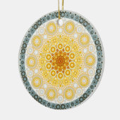 November Birthstone Citrine Mandala Ornament (Links)