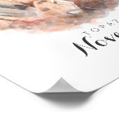 November Birthstone - Topaz Wasserfarbe | Poster (Ecke)