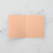 November Citrine Gemstone Monarch Butterfly Design Karte (Innenseite)