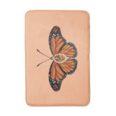November Citrine Monarch Butterfly Design Badematte (Vorderseite Vertikal)