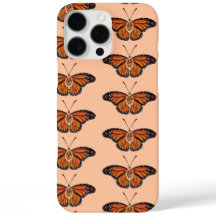 November Citrine Monarch Butterfly Design