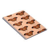 November Citrine Monarch Butterfly Design Notizblock (Rechte Seite)