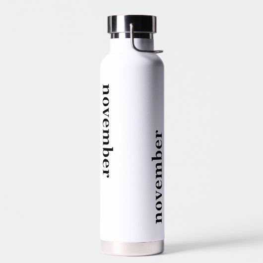 November Definition Geburtstag Trinkflasche (Links)