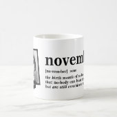 November - Definition Kaffeetasse (Mittel)