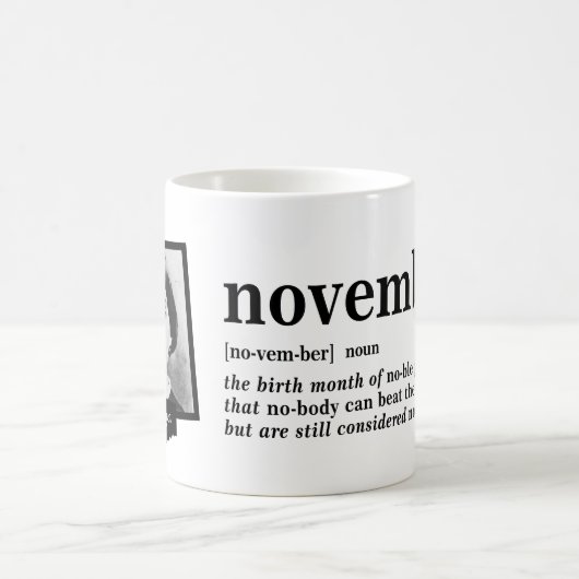 November - Definition Kaffeetasse (Mittel)