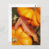 November Design Postkarte (Vorne/Hinten)