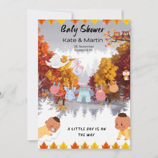 November Einladung (Vorderseite)