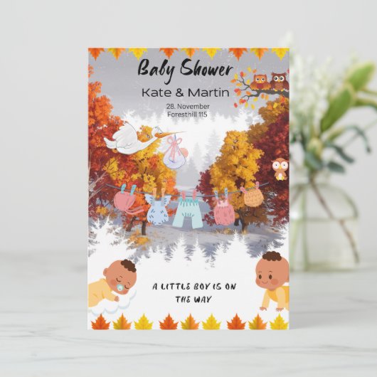 November Einladung (Stehend Vorderseite)