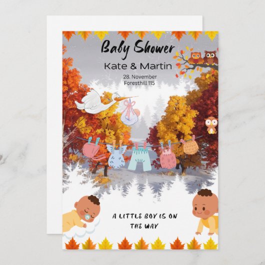 November Einladung (Vorne/Hinten)